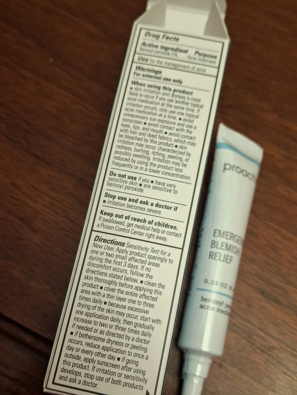 Proactiv Emergency Blemish Relief New Sealed Tube 9.45g